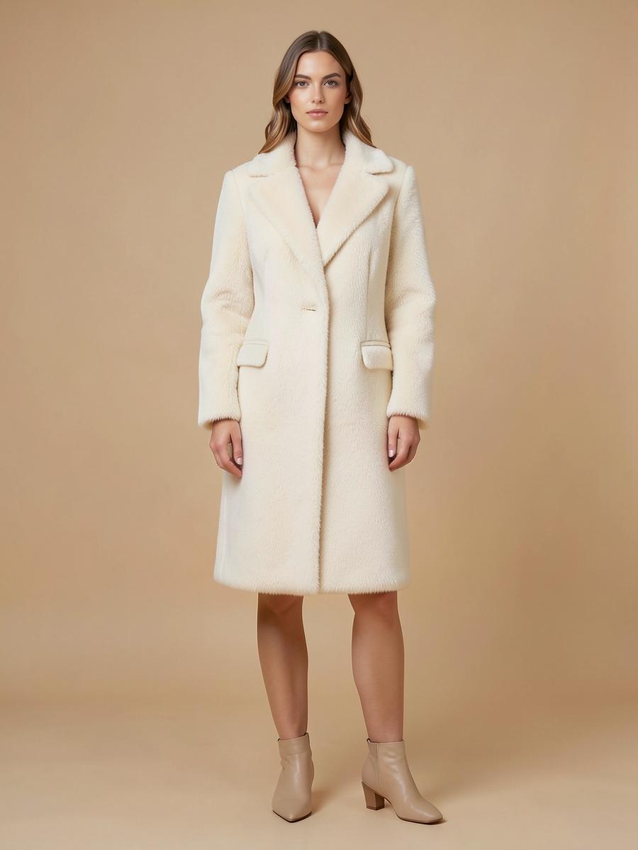 Ivory Cashmere Coat